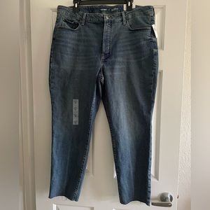 Old Navy High-Rise OG Straight Cut-Off Ankle Jeans
